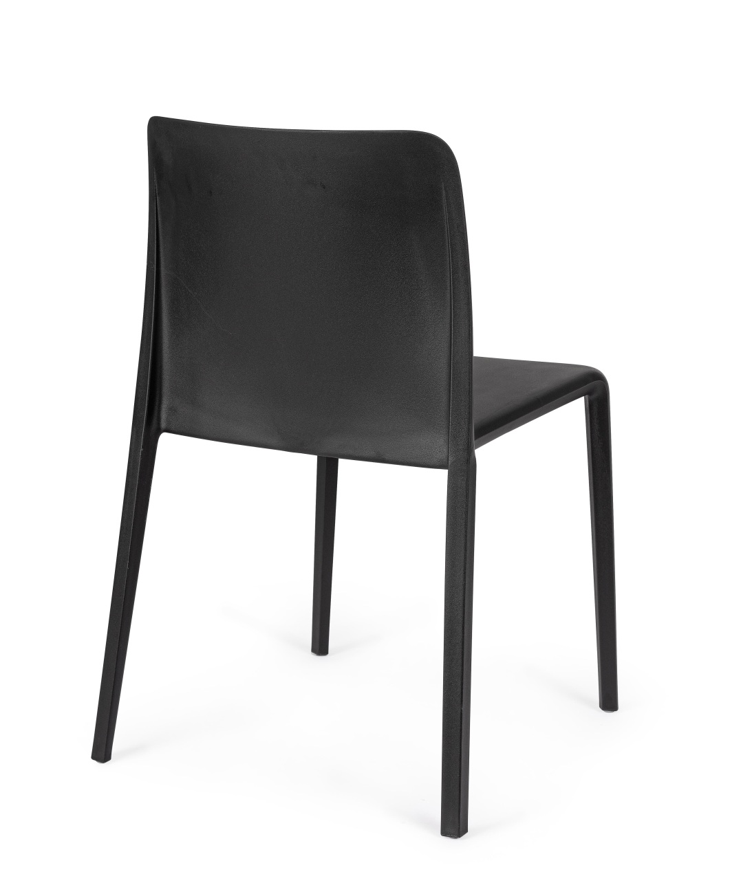 Stuhl Chloris 4er-Set aus Kunststoff, Schwarz