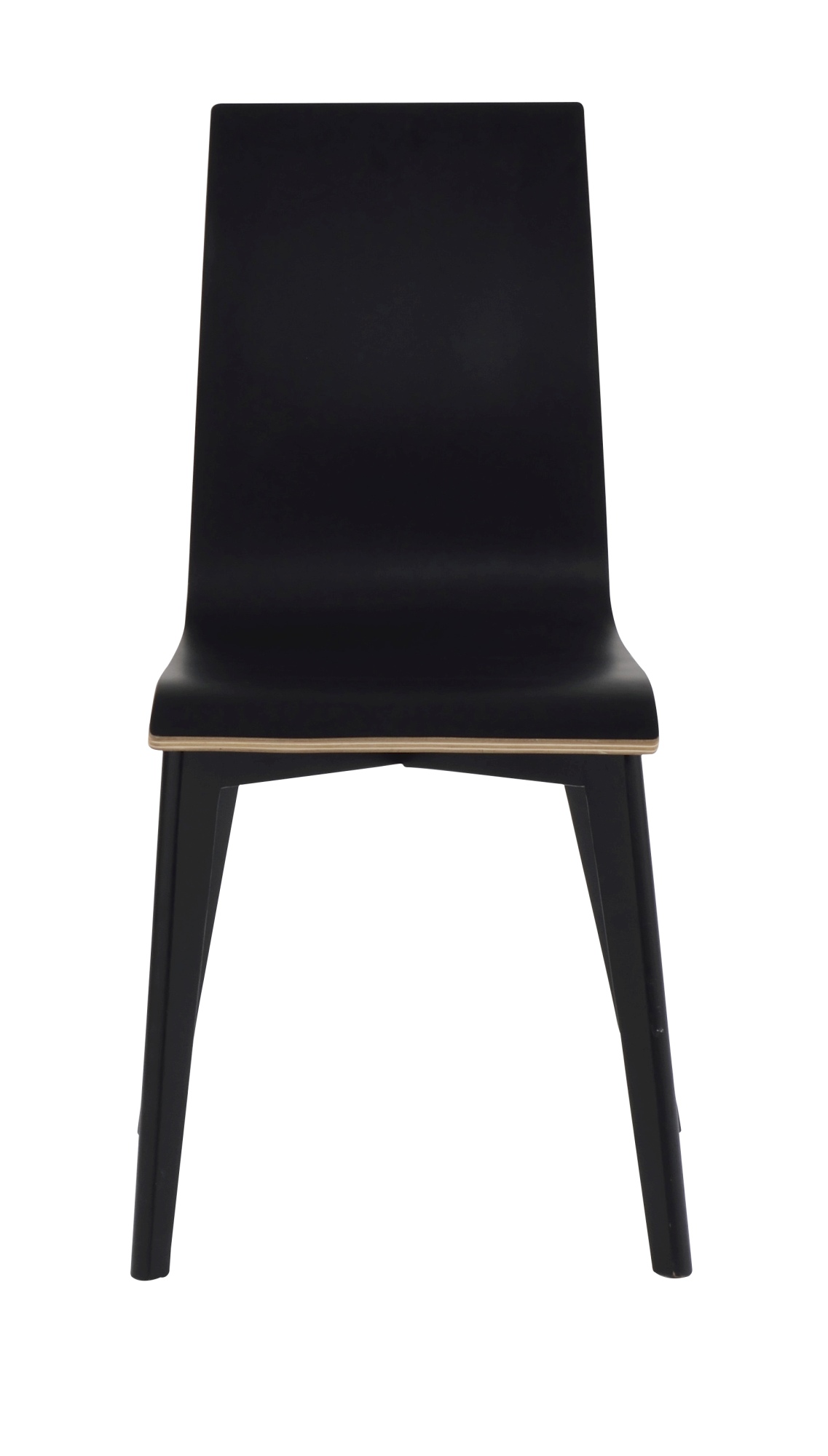 Stuhl Gracy 2er Set, Schwarz / Schwarz – stilvoller Blickfang für Ihr Zuhause.