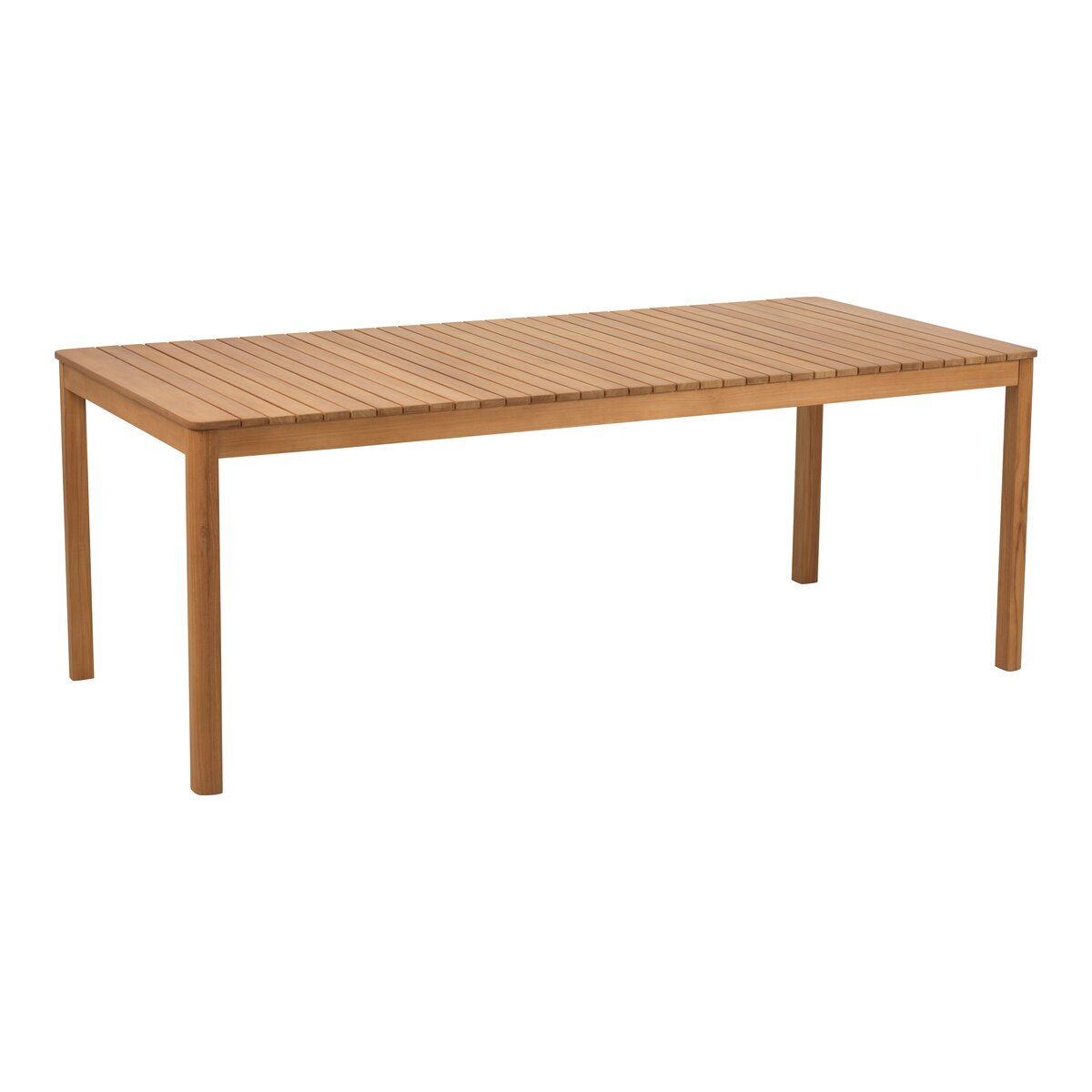 Gartenesstisch Joe aus Teakholz, 195x90 cm, Natur