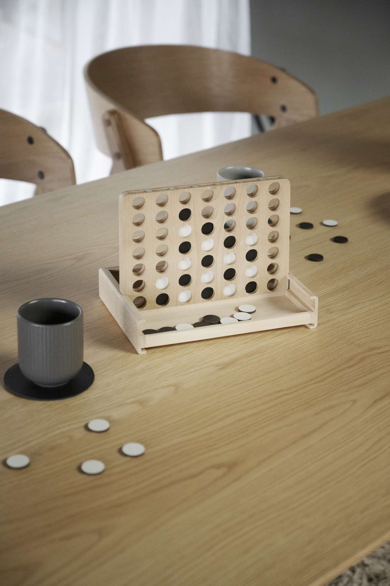 Esstisch Yumi Rechteckig 190x90cm, MDF Eiche Natur – überzeugt mit zeitlosem Stil.