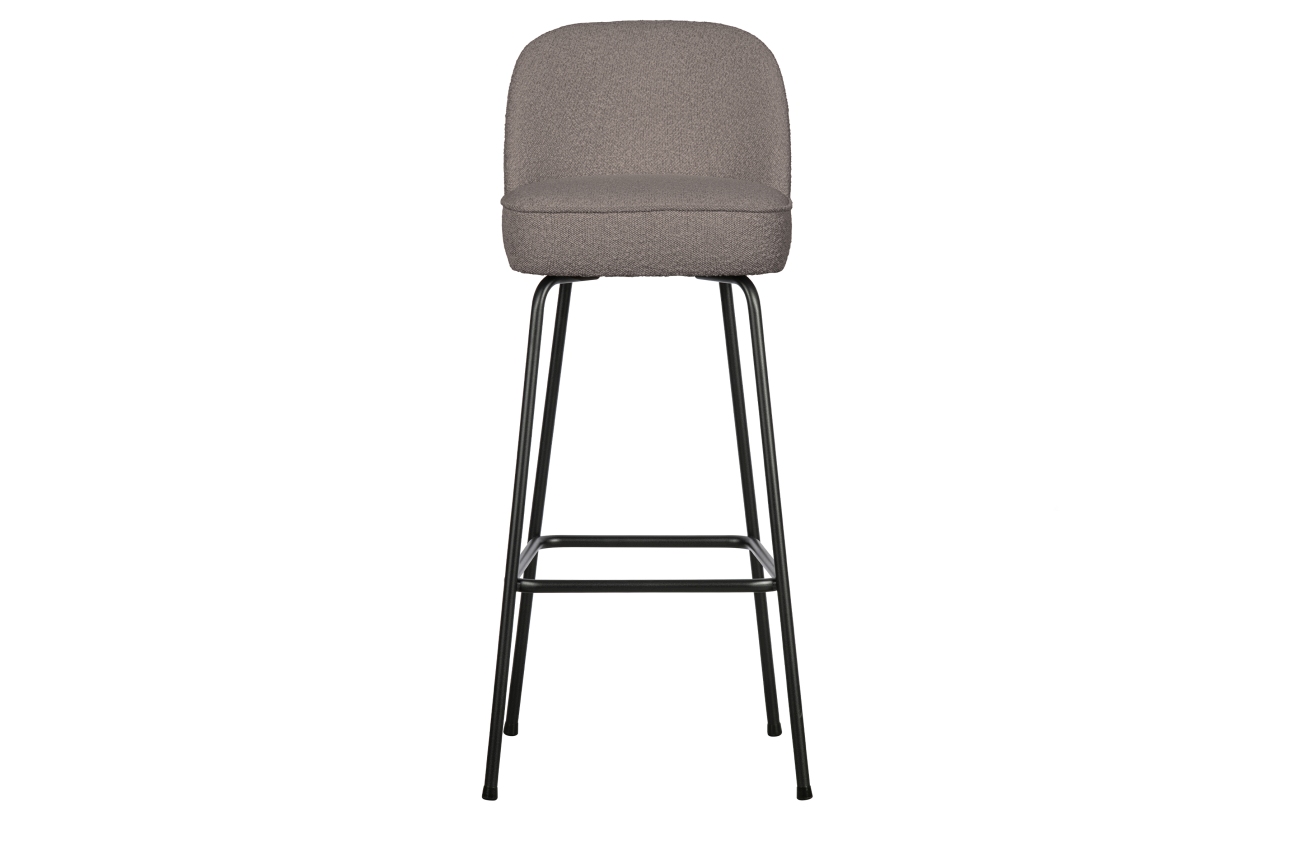 Barhocker Vogue aus Boucle-Stoff, Nougat Barhocker Vogue aus Boucle-Stoff, Nougat