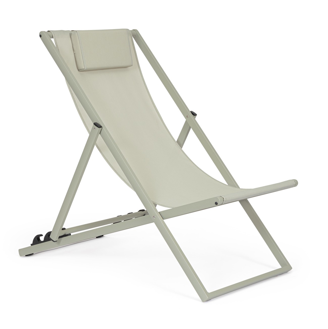 Liegestuhl Taylor Deckchair aus Aluminium und Textilene, Breeze Liegestuhl Taylor 2er-Set aus Aluminium, Breeze