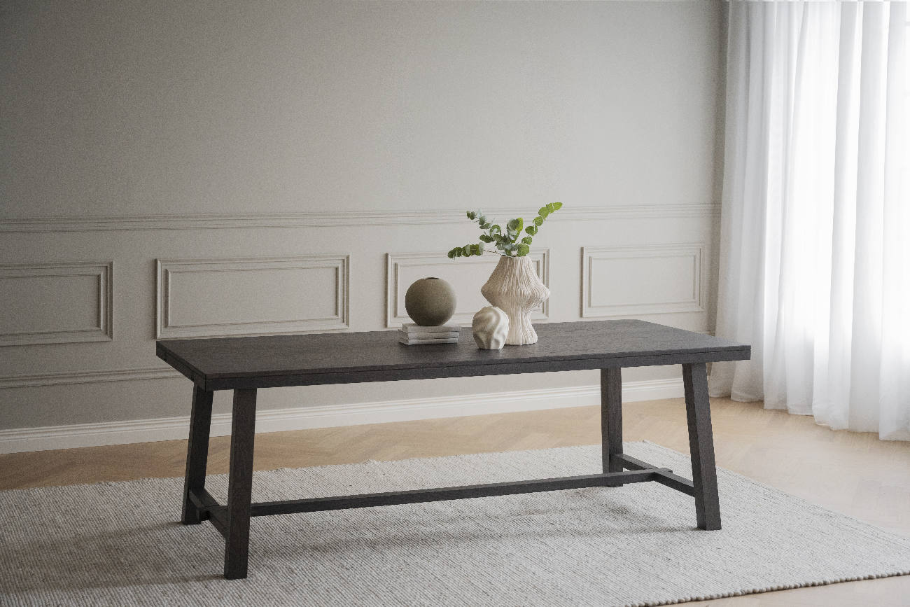 Esstisch Brooklyn, Classic, 220cm, Braun