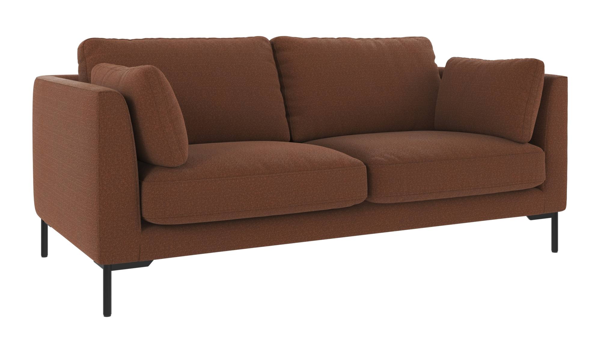 Sofa Corwin 2,5-Sitzer, Bezug Rita Rot