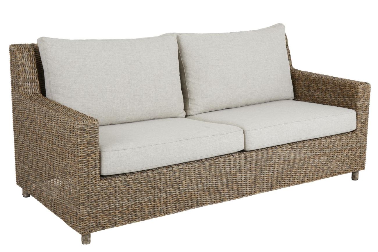Gartensofa Sandkorn mit Kissen Gartensofa Sandkorn mit Kissen