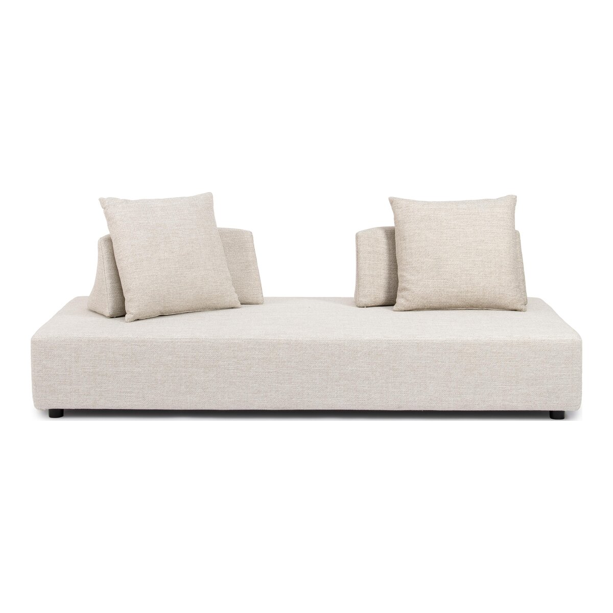 2-Sitzer Gartensofa Piper - Aluminium & Olefin-Stoff, inkl. Kissen, Beige