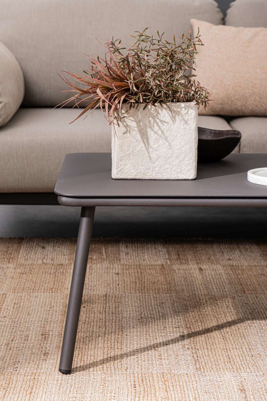 Couchtisch Spike aus Aluminium, Raven