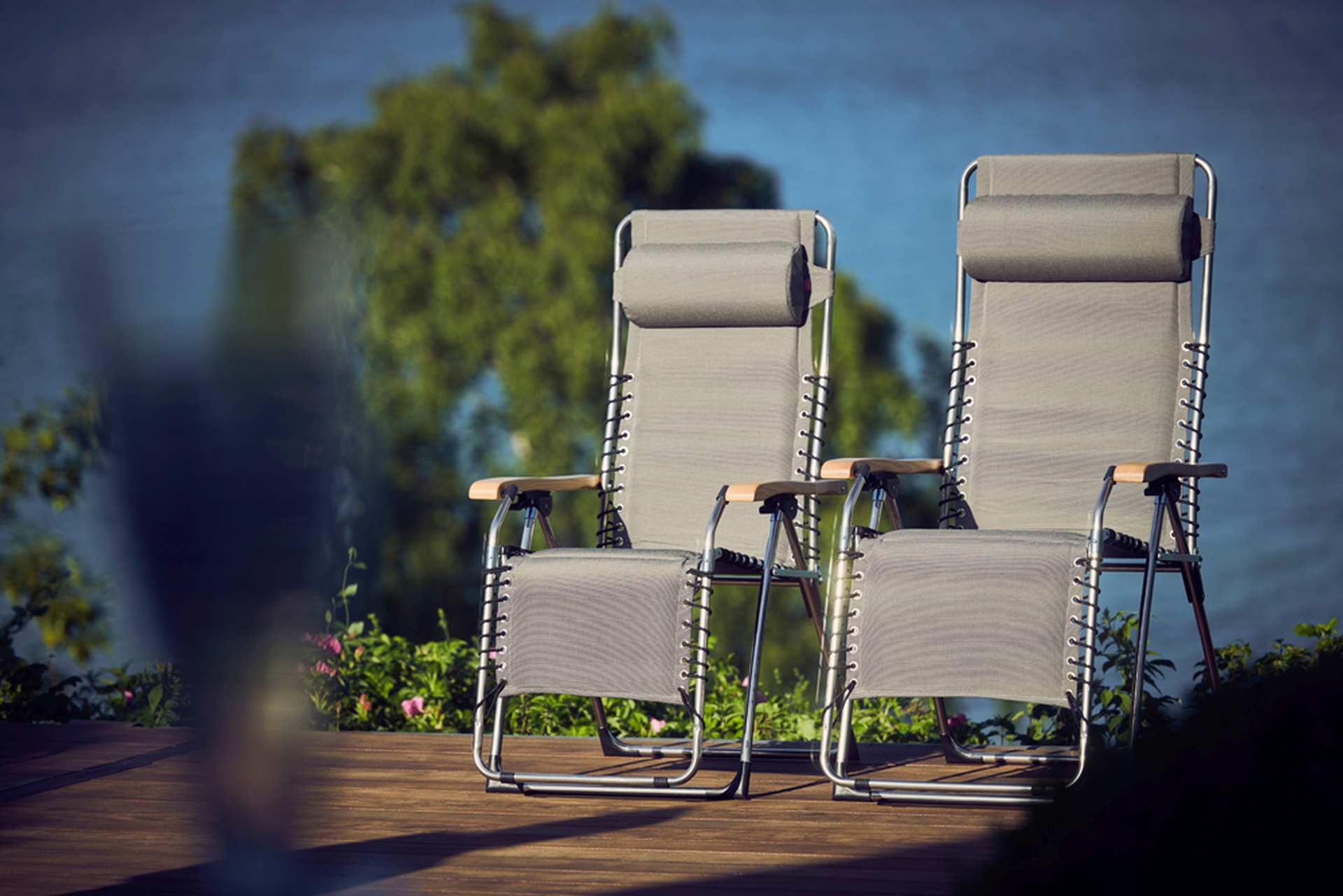 Relaxliege Movida Soft aus Aluminium, Anthrazit