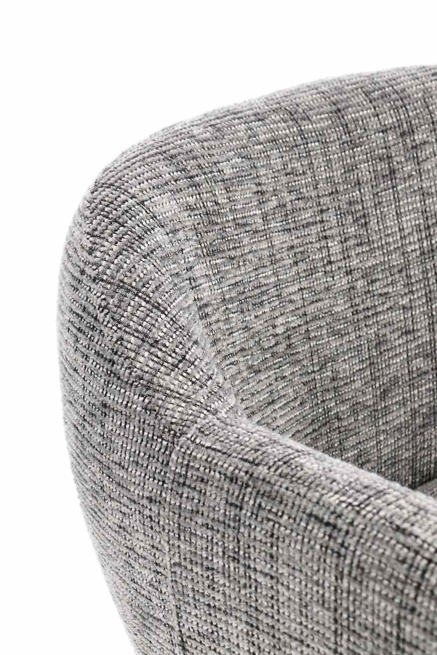 Esszimmerstuhl Kati mit Armlehne, Grau