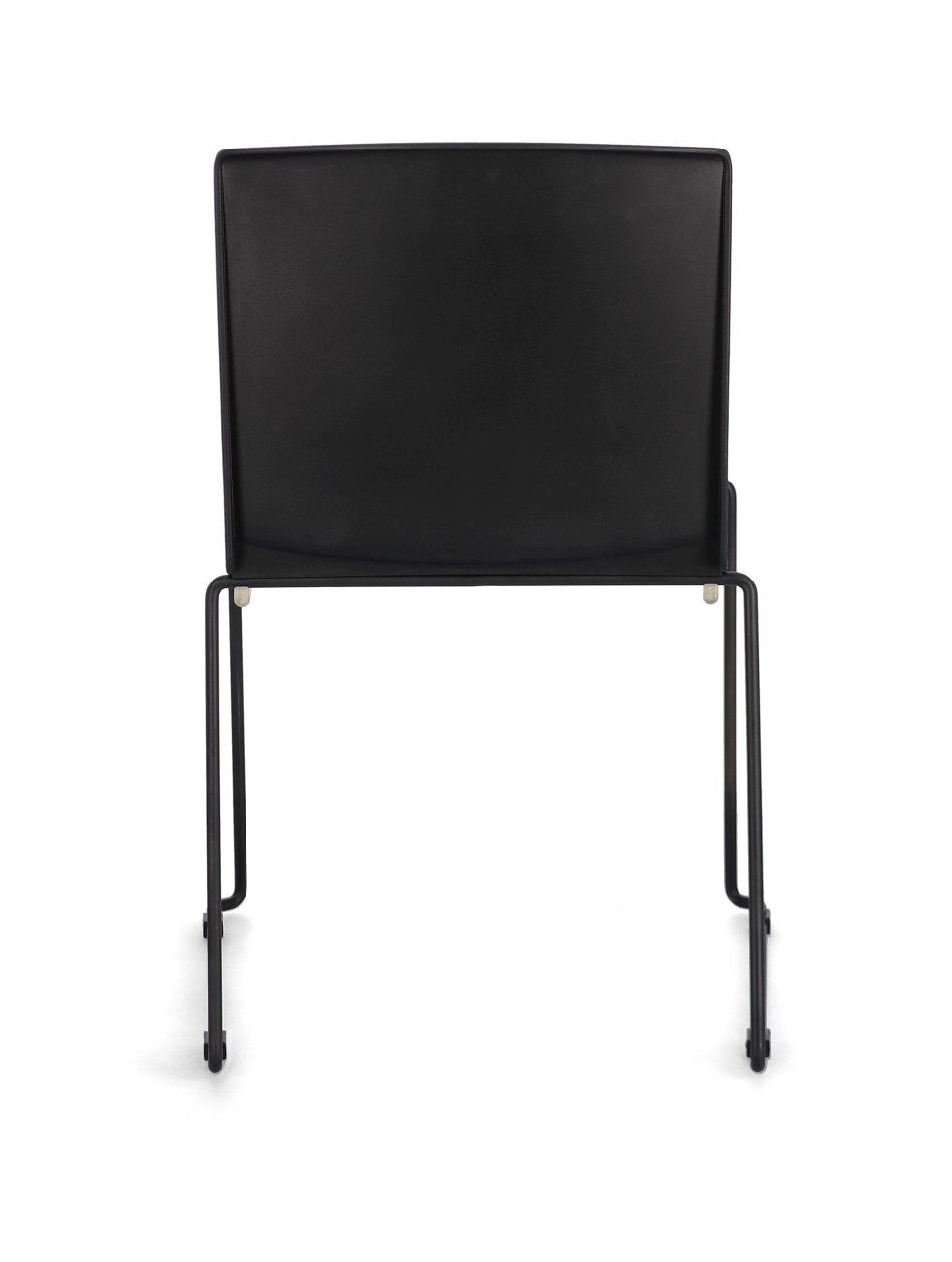 Esszimmerstuhl Giulia 4er-Set aus Metall, Schwarz/Schwarz