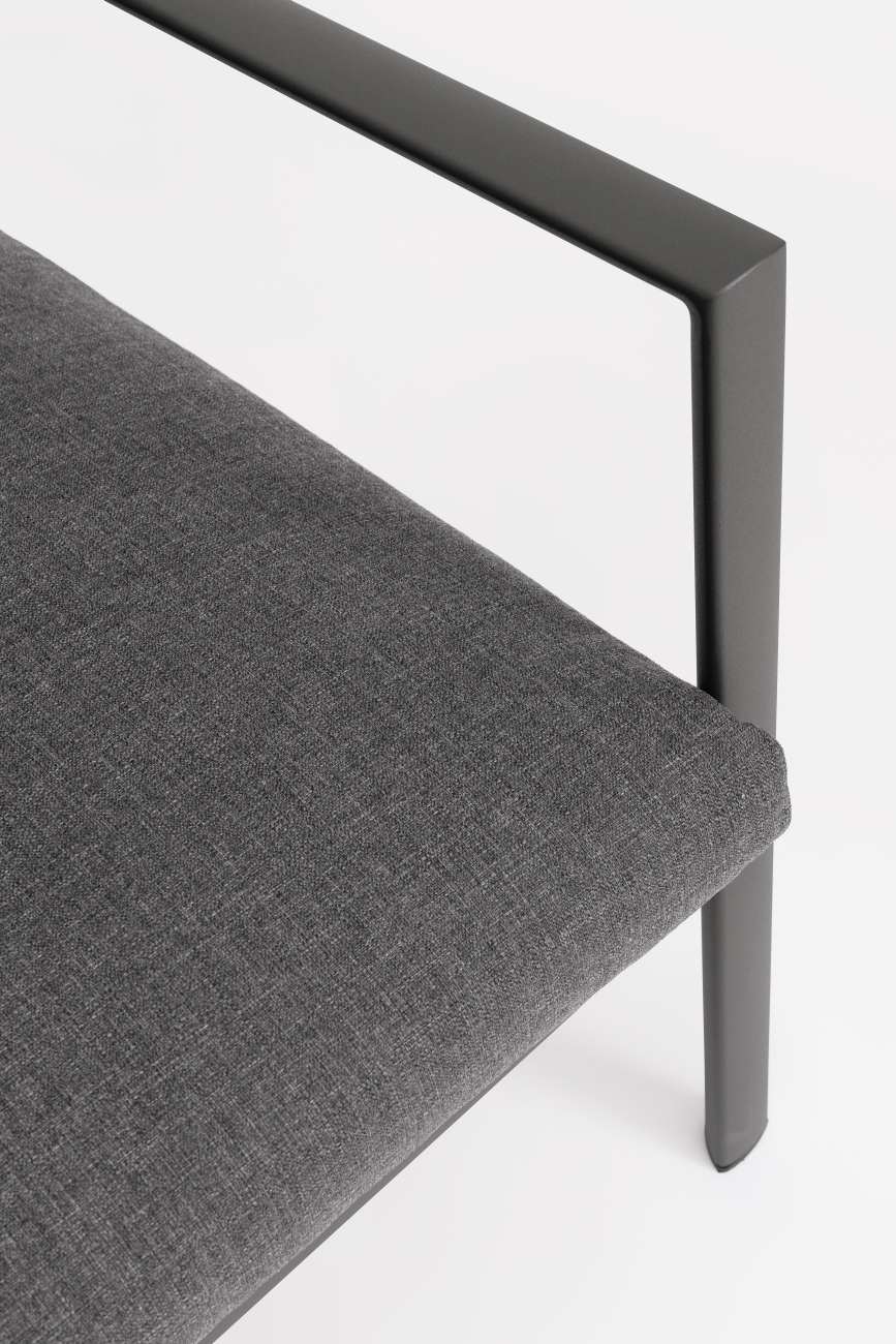 Garten-Set Konnor 4er Gruppe, Anthrazit