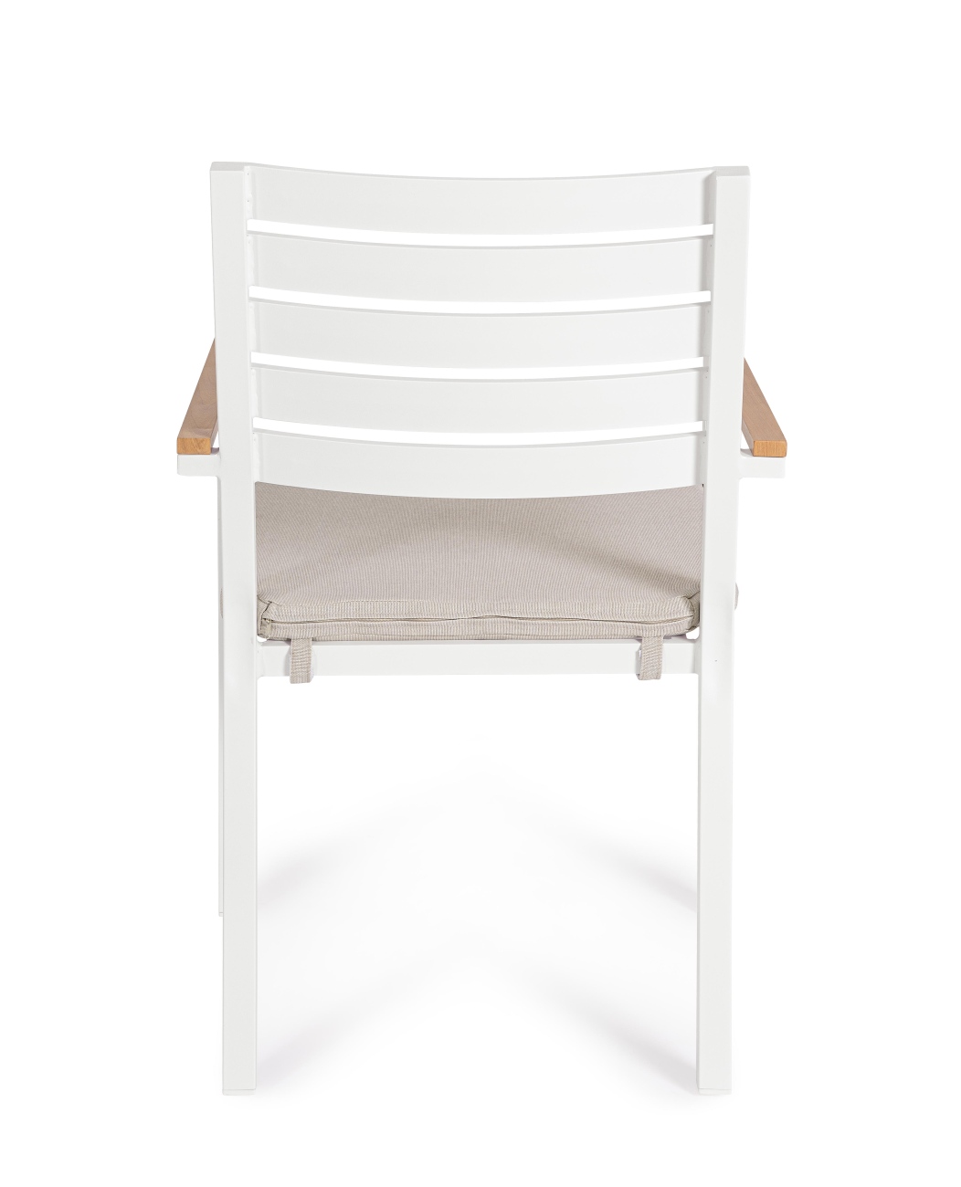 Gartenstuhl Henna aus Aluminium, Weiß