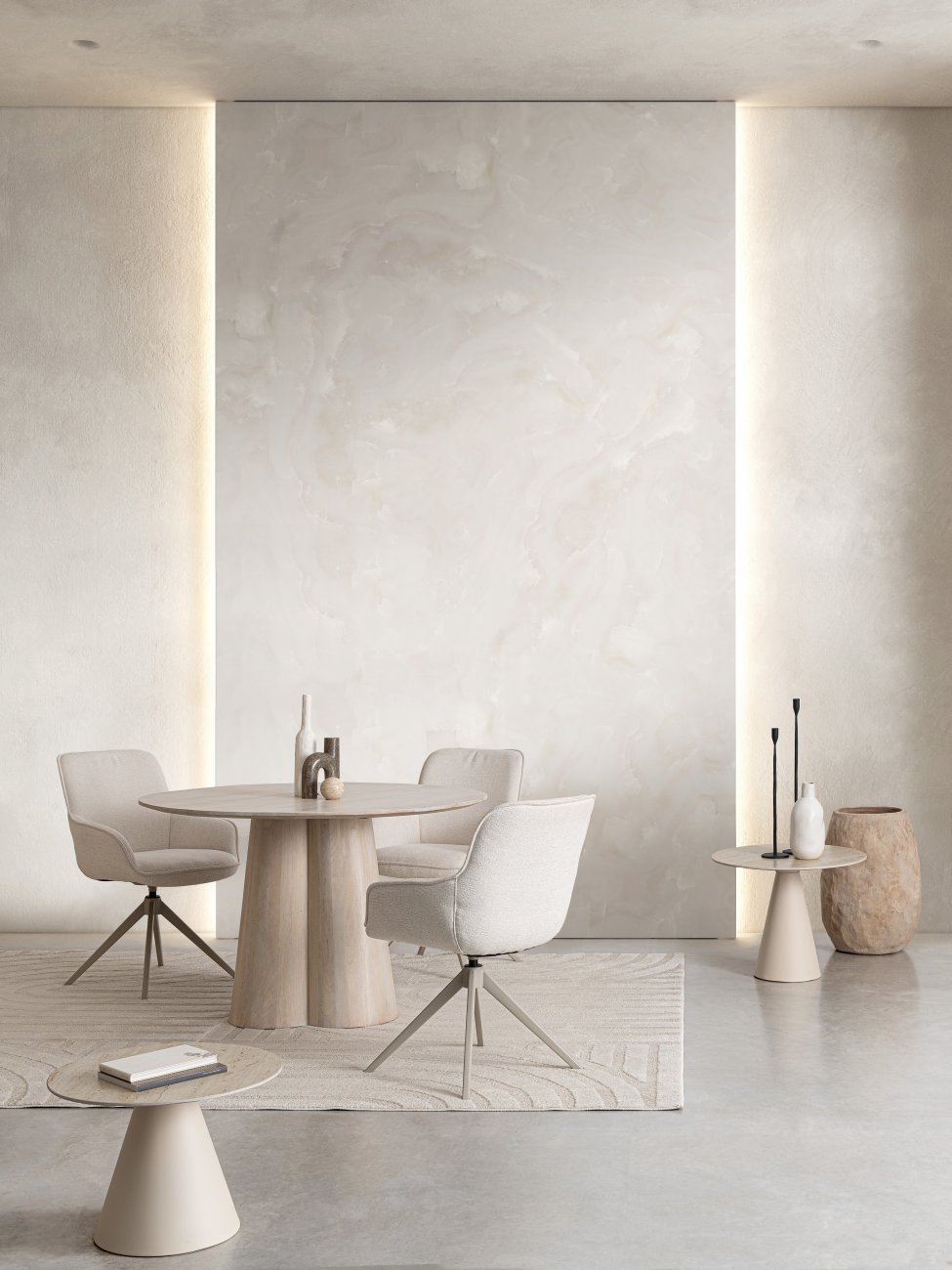 Esszimmerstuhl Matilda mit Armlehne, Moon