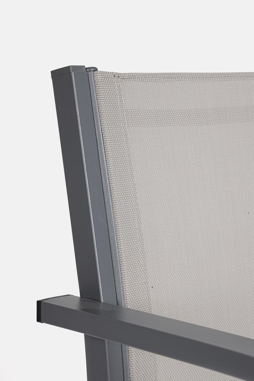 Garten-Set Florida 4er Gruppe, Hellgrau