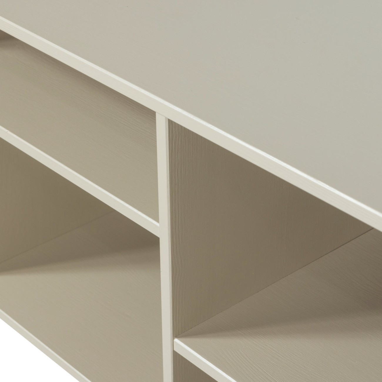 Mehrzweckschrank aus Kiefernholz, Hellgrau