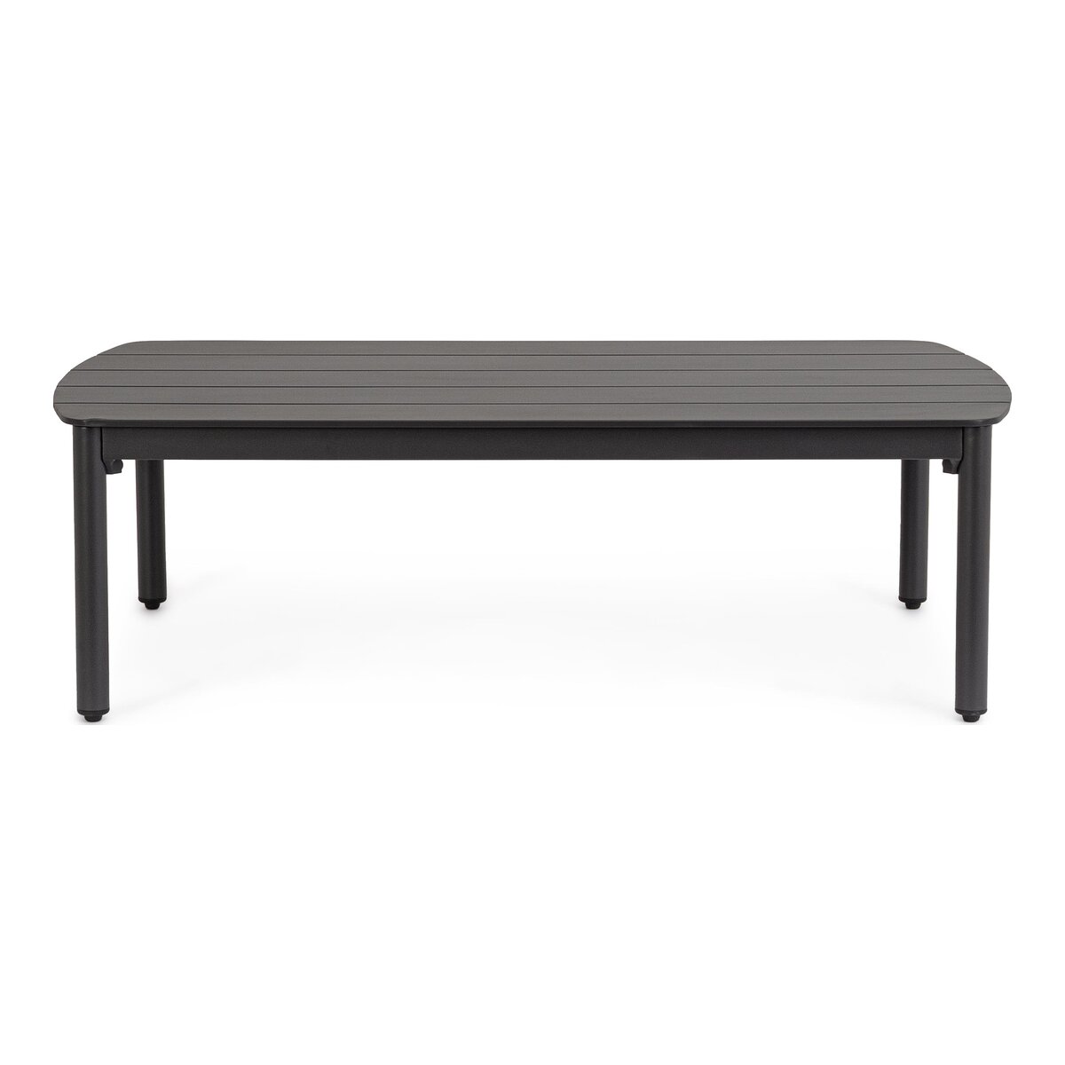 Gartencouchtisch Fenix - Aluminium Anthrazit, 115 x 68 cm