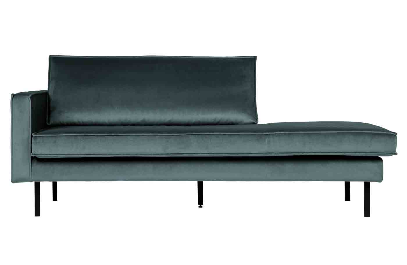 Recamiere Rodeo Daybed Samt, links Teal Recamiere Rodeo Daybed Samt, links Teal