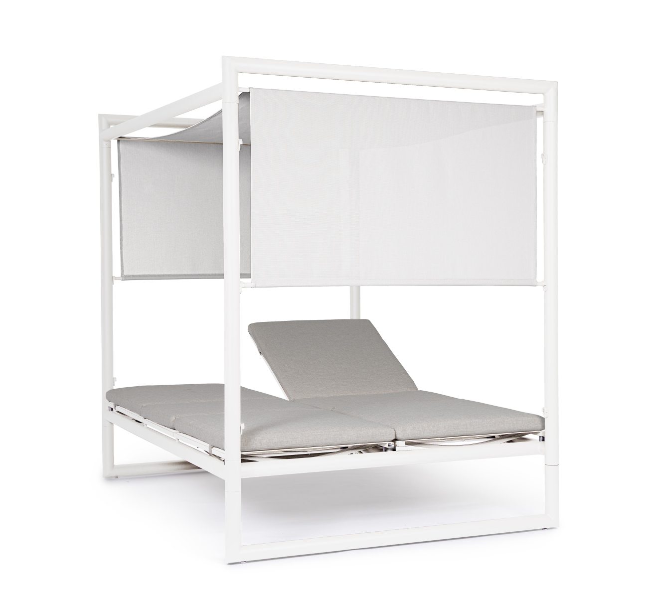 Gartendaybed Konnor aus Aluminium, Weiß Gartendaybed Konnor aus Aluminium, Weiß