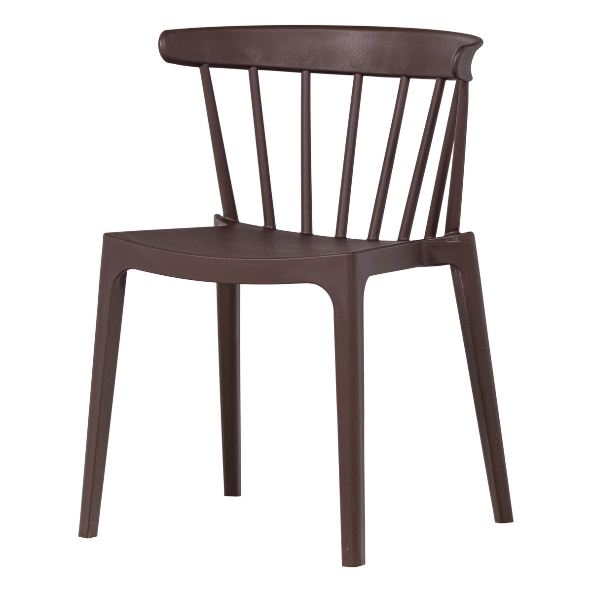 2er-Set Gartenstuhl Bliss - Kunststoff Lila / Braun