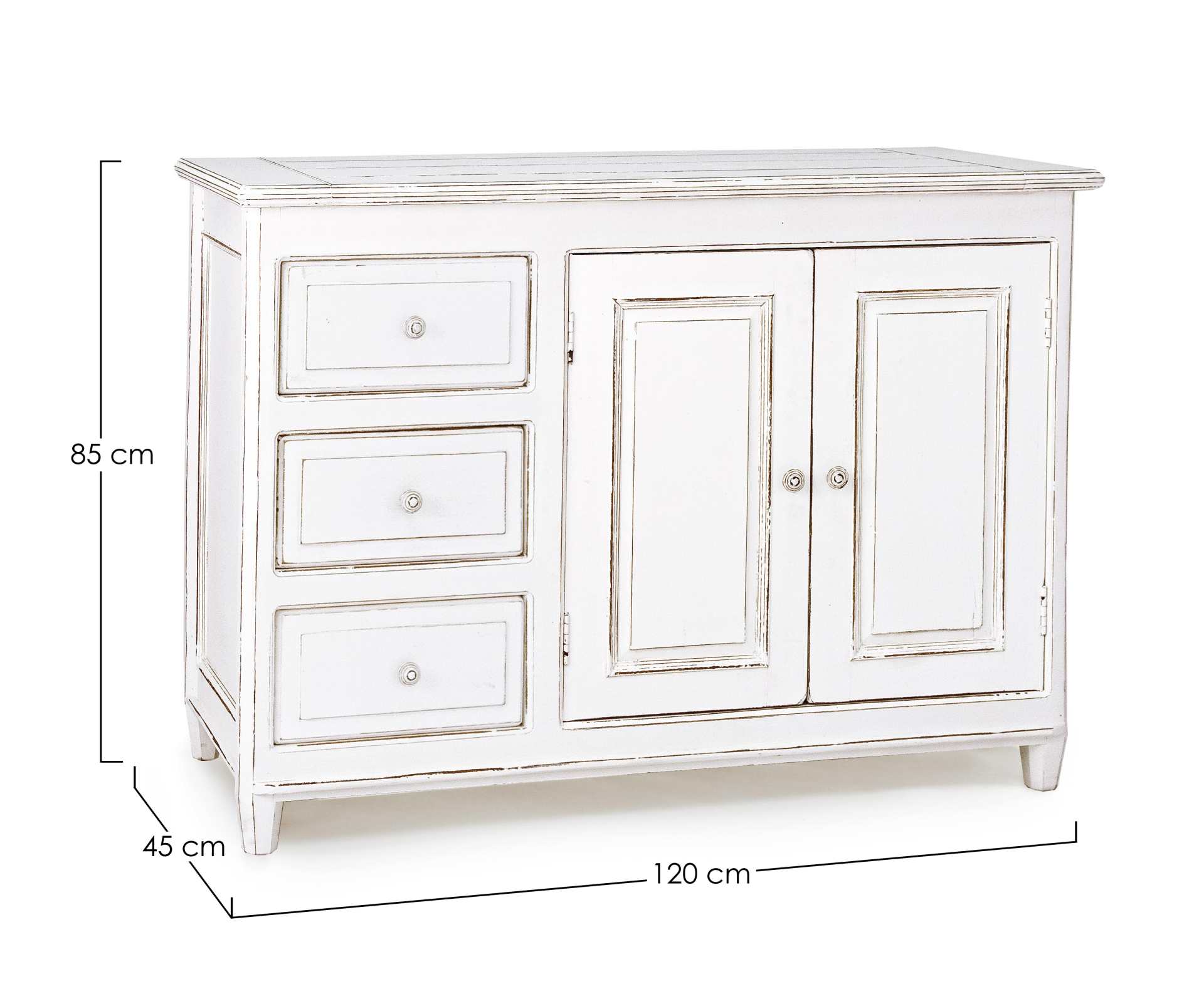 Sideboard Colette aus Mangoholz, 120 cm