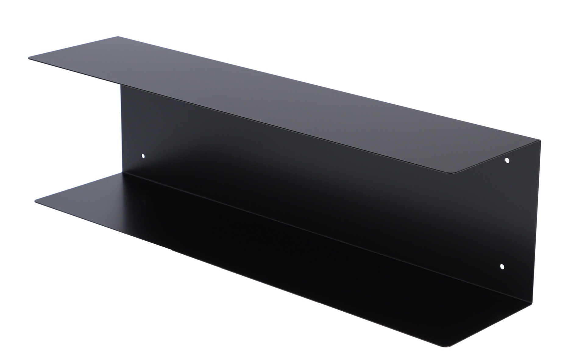 Wandregal Fleur aus Metall Schwarz, 80 cm Wandregal Fleur aus Metall Schwarz, 80 cm