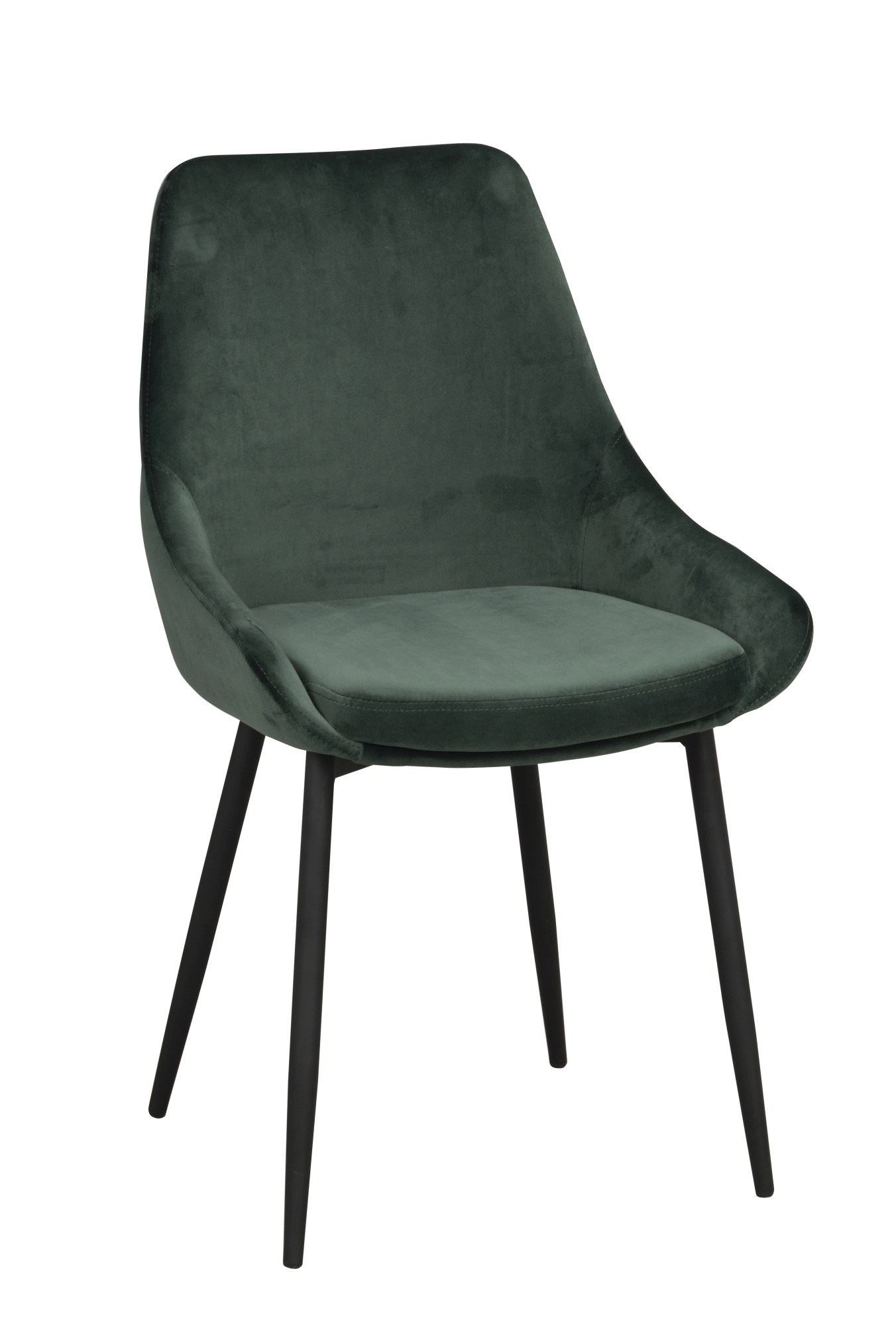 Stuhl Sierra Samt 2er Set, Grün
