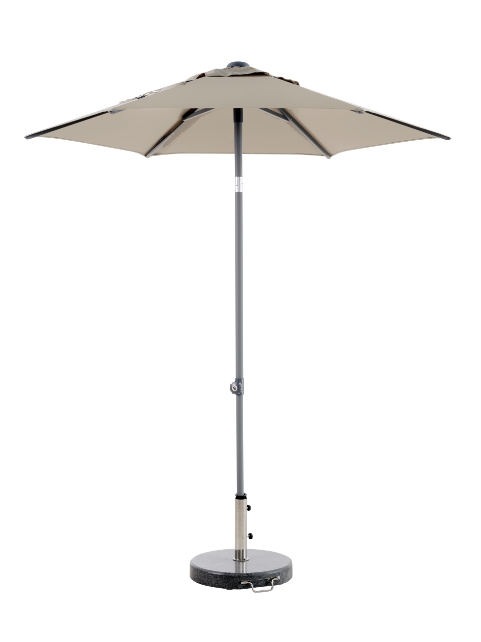 Sonnenschirm Poppi Ø 200 cm, Taupe Sonnenschirm Poppi Ø 200 cm, Taupe