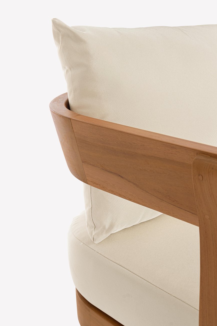 Gartensessel Evora aus Teakholz, Natur