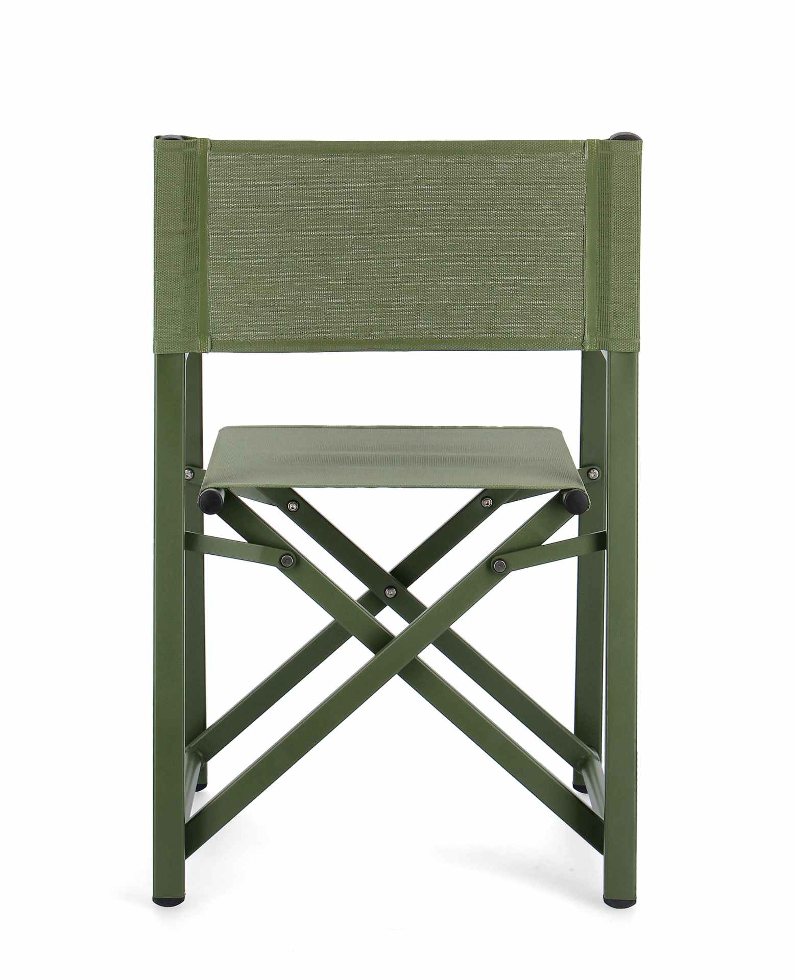 Der Gartenstuhl Taylor überzeugt mit seinem modernen Design. Gefertigt wurde er aus Textilene, welche einen grünen Farbton besitzt. Das Gestell ist aus Aluminium und hat auch eine grüne Farbe. Der Stuhl verfügt über eine Sitzhöhe von 45 cm und ist für den