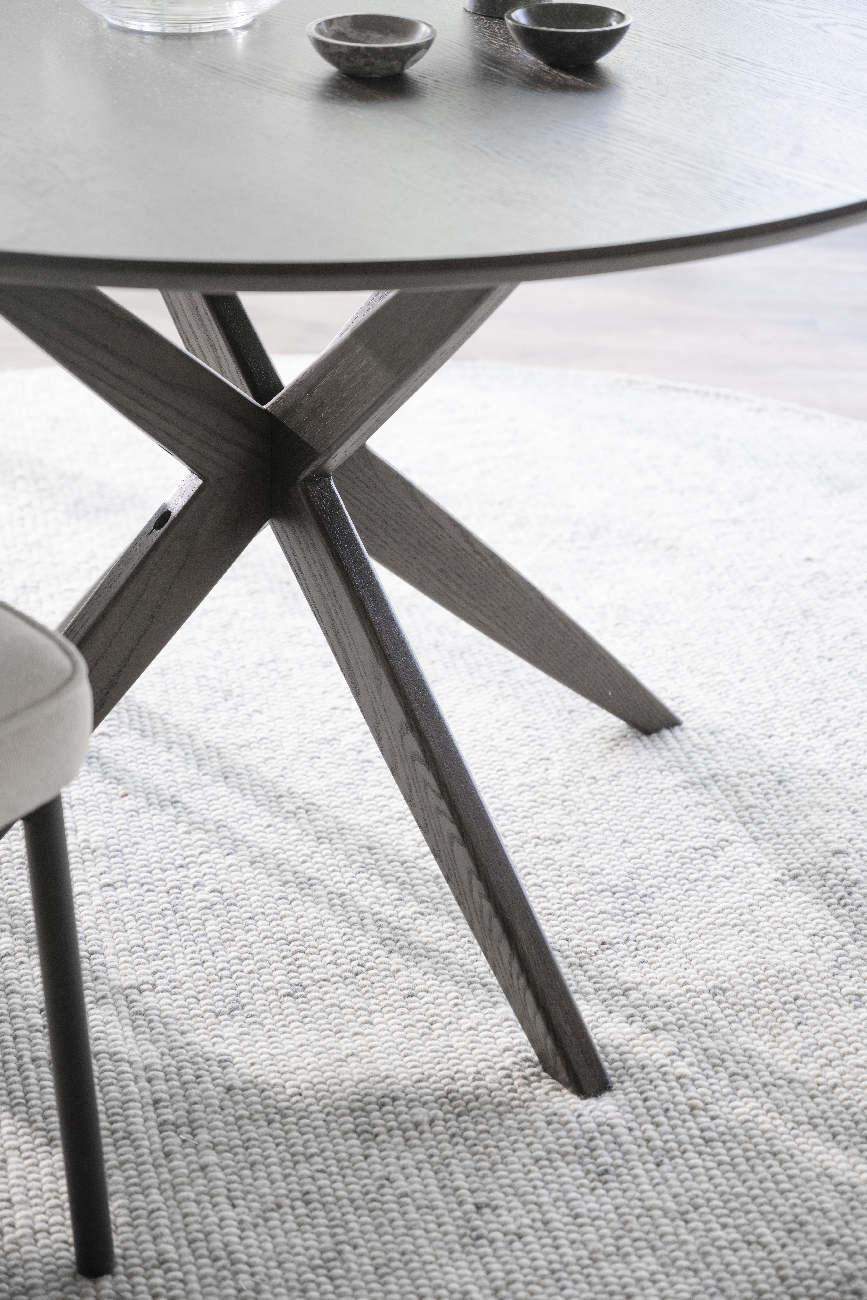 Esstisch Calverton Rund, 120cm, Braun