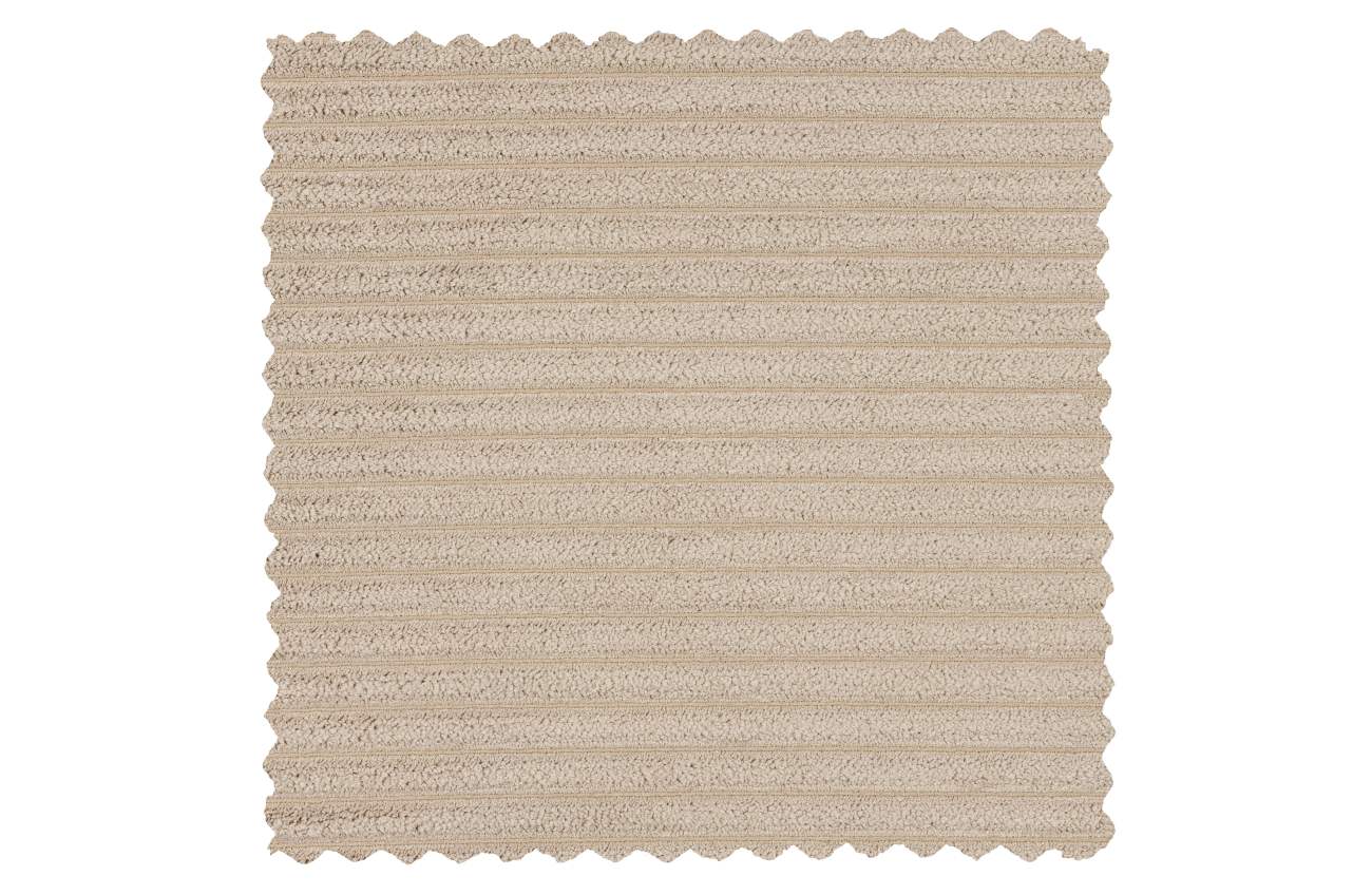 Ecksofa Bean mit Cordbezug, Rechts, Sand