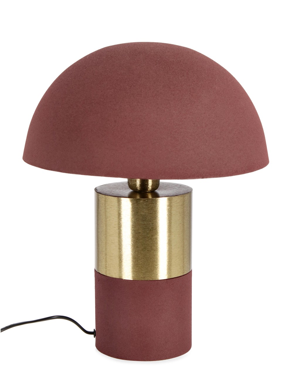 Tischleuchte Isham aus Metall, Bordeux Tischleuchte Isham aus Metall, Bordeaux