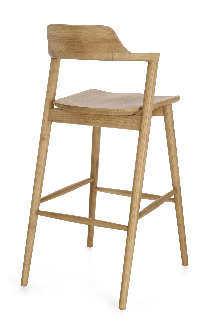 Barhocker Amery aus Sungkai-Holz, Natur