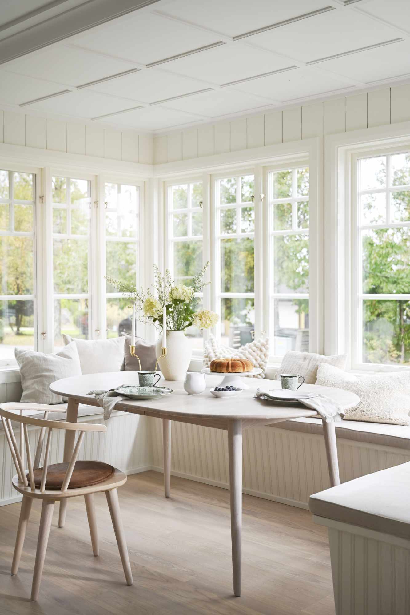 Komfortabel & schön – Stuhl Carmen 2er Set, Whitewash.