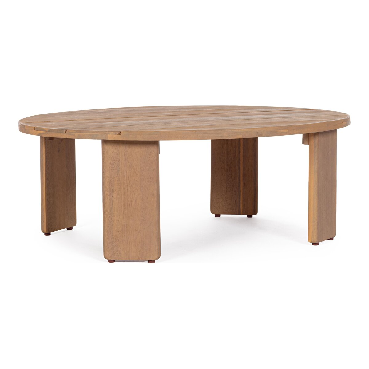 Gartencouchtisch Pablo - Akazienholz Natur, in Teak-Optik, 100 x 80 cm