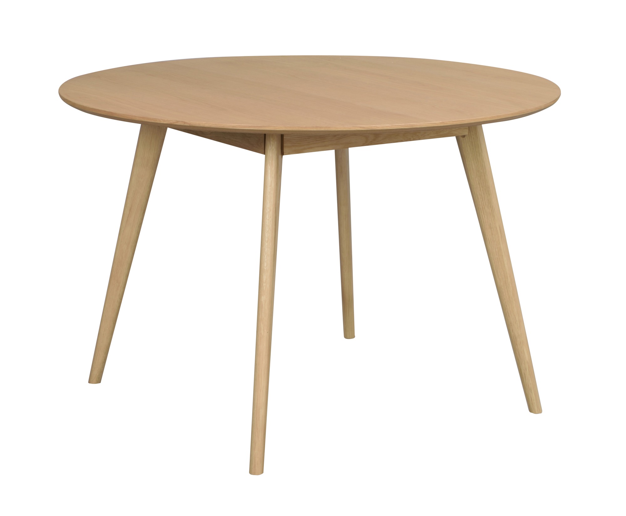Esstisch Yumi Rund 115cm, MDF Eiche Natur – modernes Design trifft Komfort. Esstisch Yumi Rund 115cm, MDF Eiche Natur