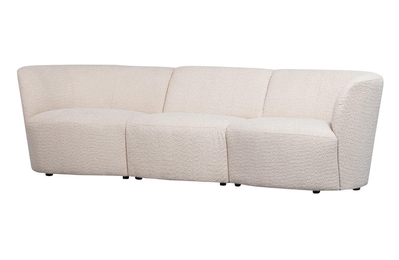 Sofa Coco aus Boucle-Stoff, Creme Sofa Coco aus Boucle-Stoff, Creme