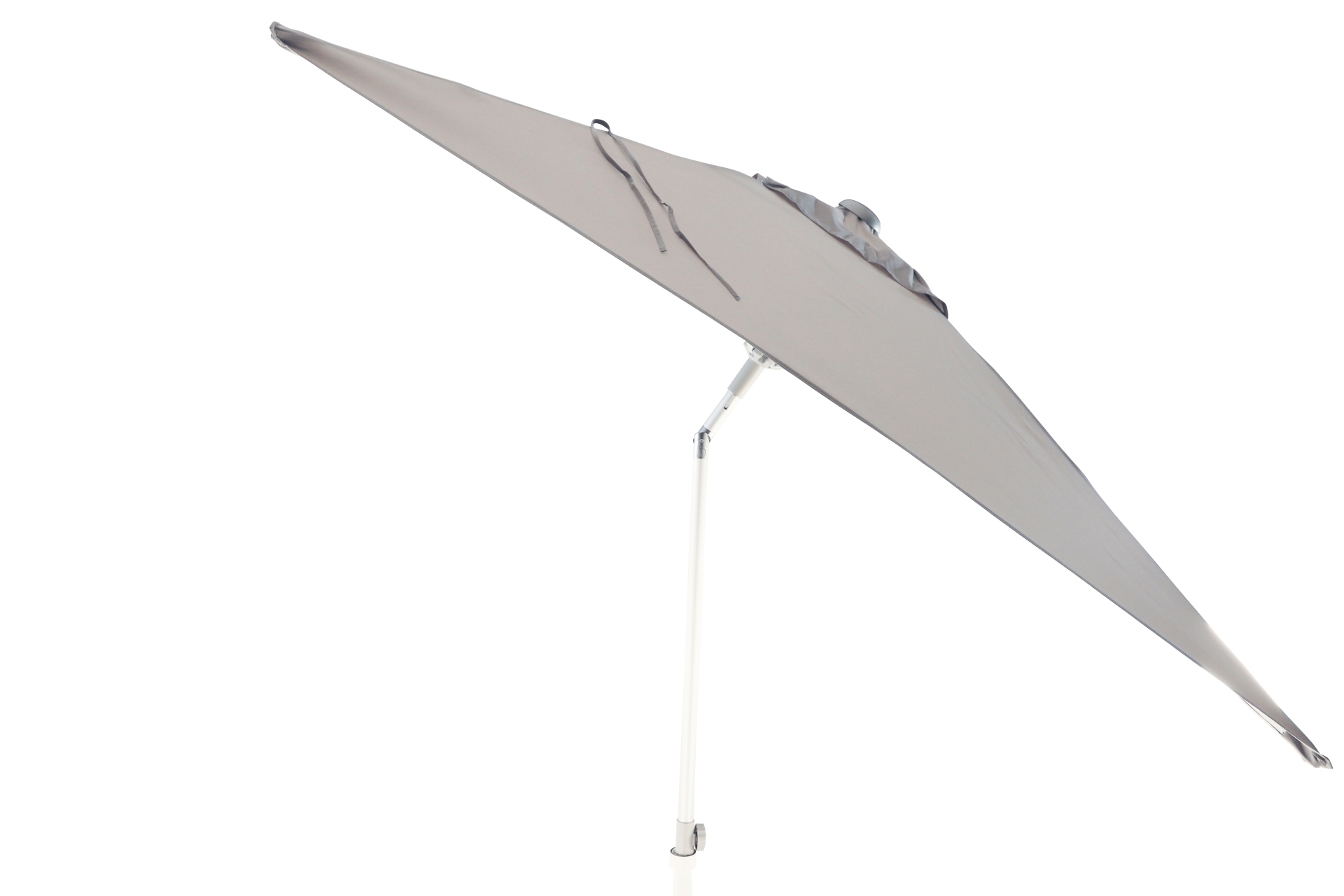 Der Sonnenschirm Elba überzeugt mit seinem modernen Design. Die Form des Schirms ist Eckig und hat eine Größe von 200 cm. Designet wurde er von der Marke Jan Kurtz und hat die Farbe Hellgrau.