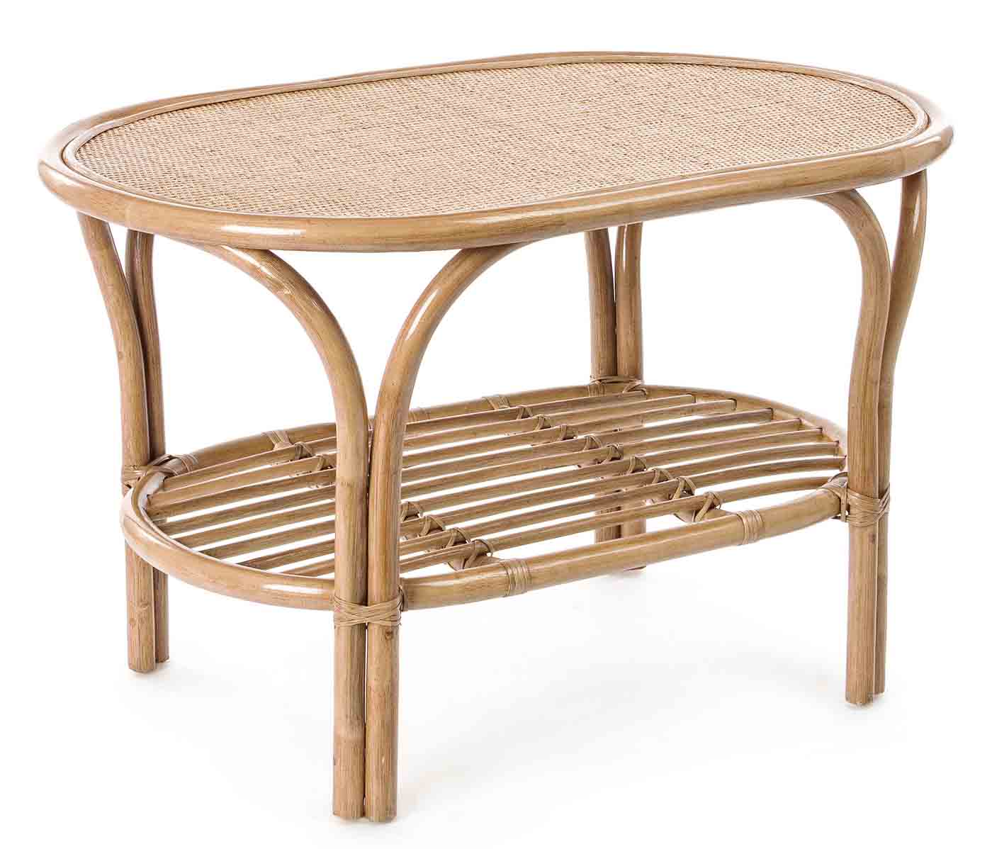 Beistelltisch Golf aus Rattan Couchtisch Golf aus Rattan