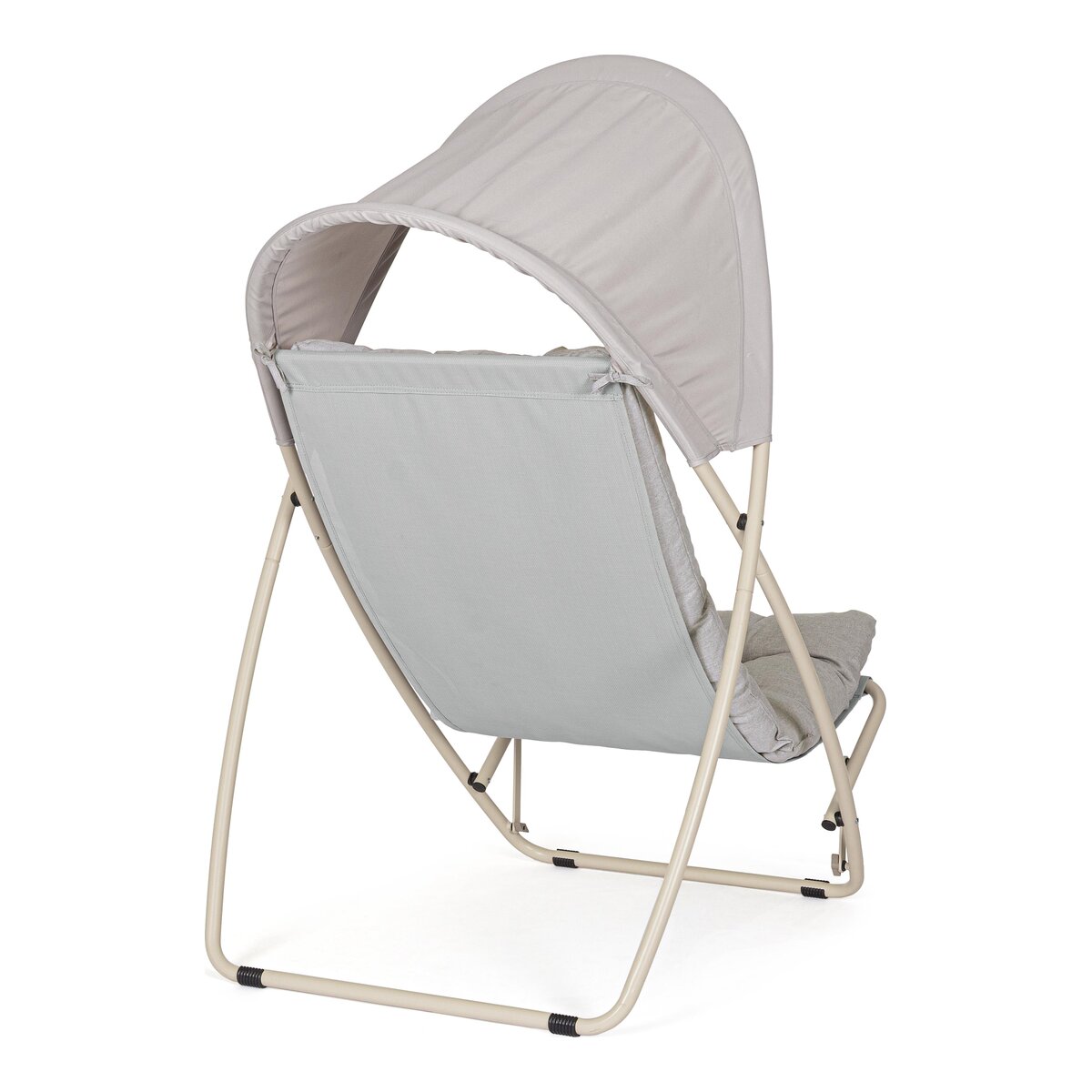 Loungesessel Taito - Metall pulverbeschichtet, Grau