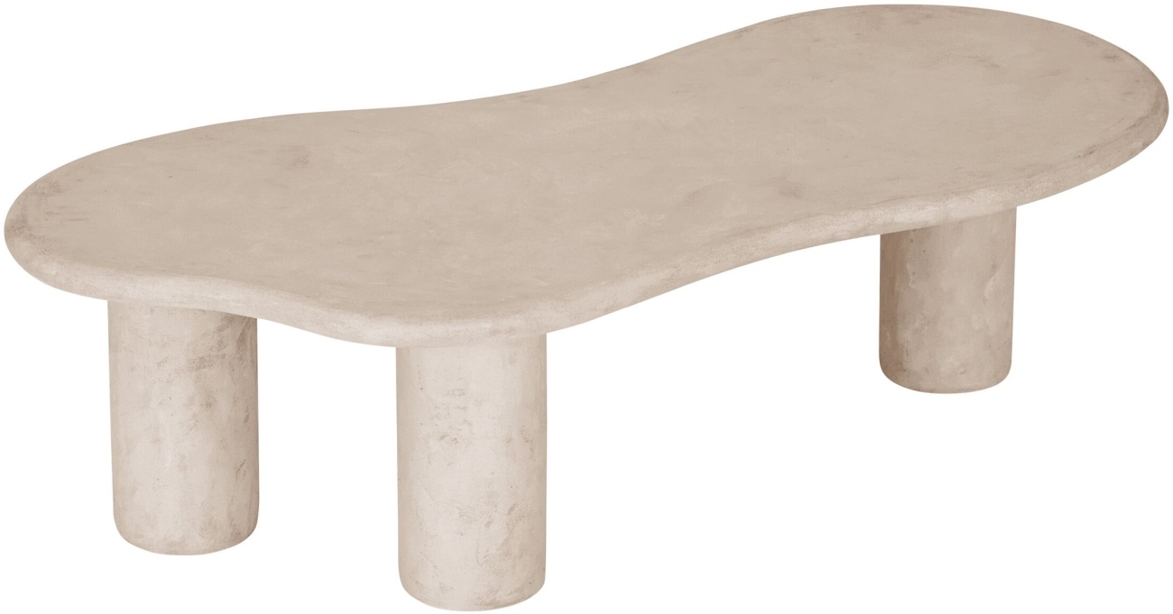 Couchtisch Curva aus Mortex, Sand Couchtisch Curva aus Mortex, Sand