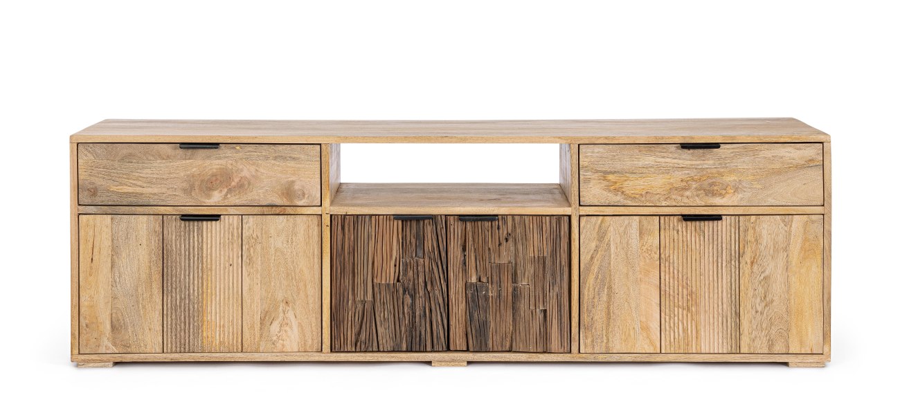 TV-Board Nashik aus Mangoholz, 175 cm