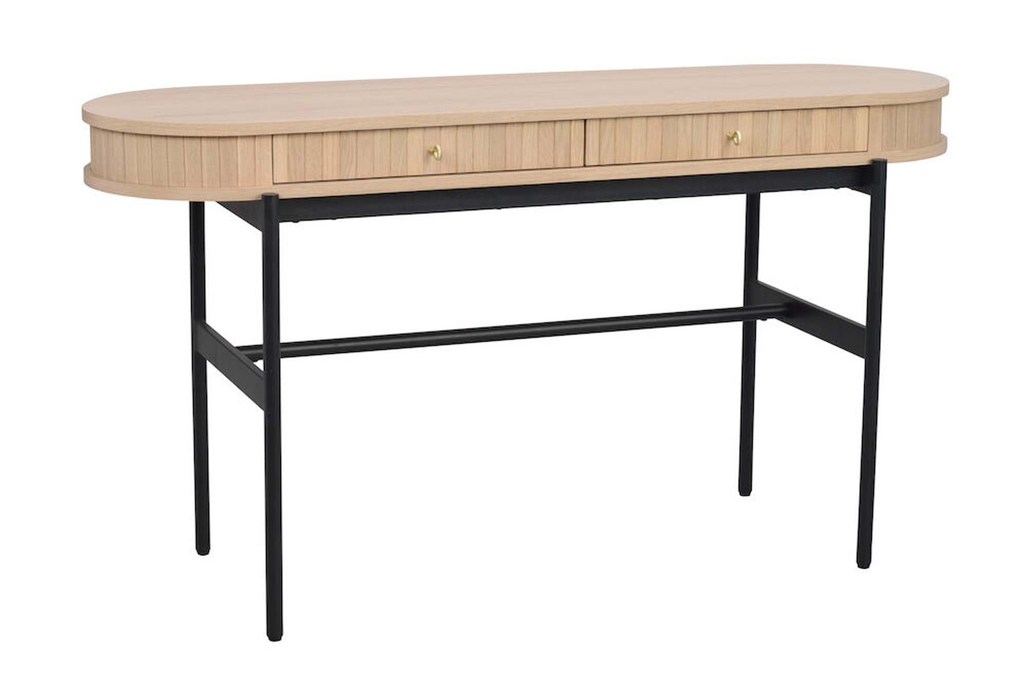 Konsole Haddington mit Schubladen 142x47x77cm, Eiche – stilvoller Blickfang für Ihr Zuhause. Konsole Haddington mit Schubladen 142x47x77cm, Eiche