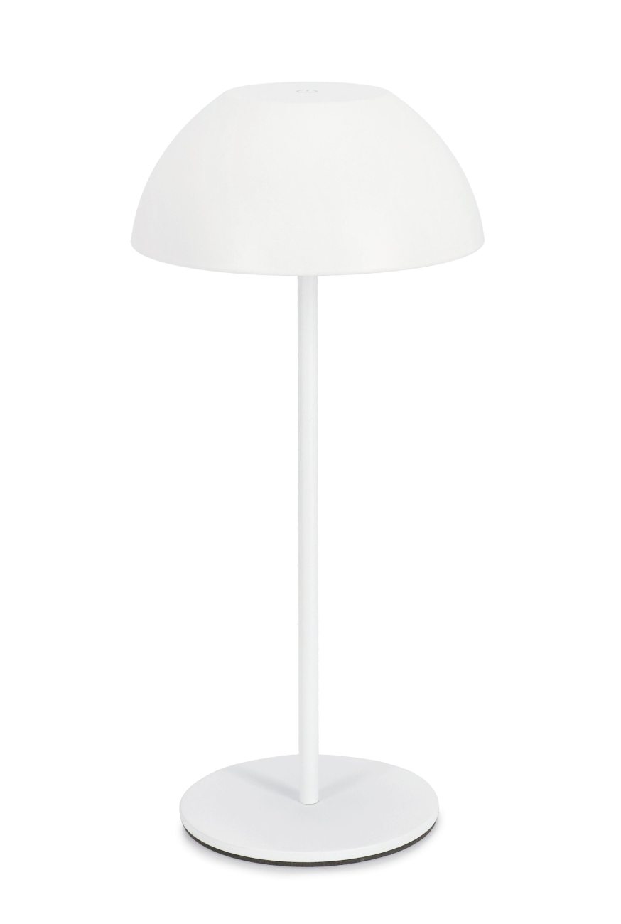 Gartentischleuchte Beren mit LED, Weiß Gartentischleuchte Beren mit LED, Weiß