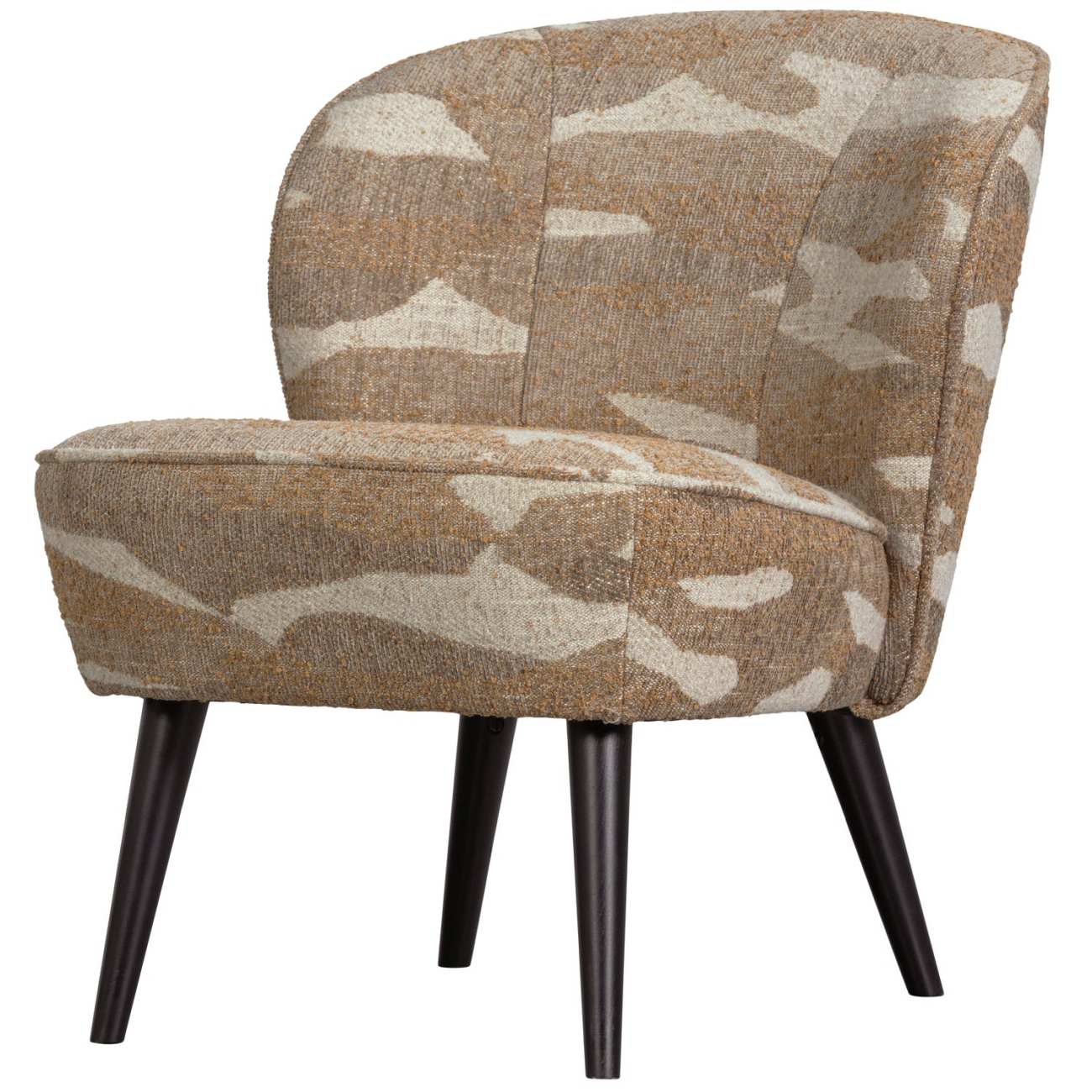 Sessel Sara aus Melange-Stoff, Natur Sessel Sara aus Melange-Stoff, Natur