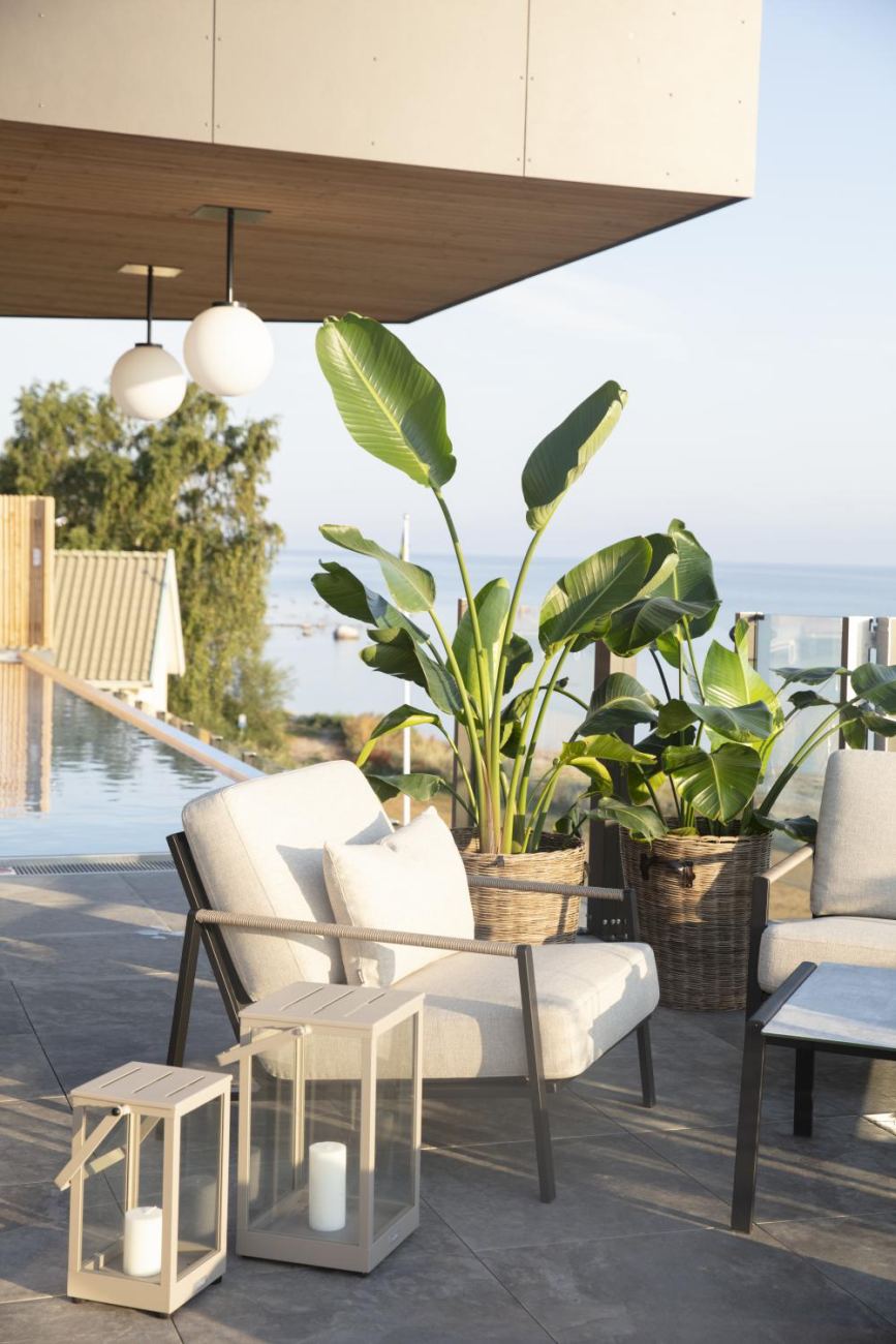 Windlicht Belfort aus Metall Big, Kaki