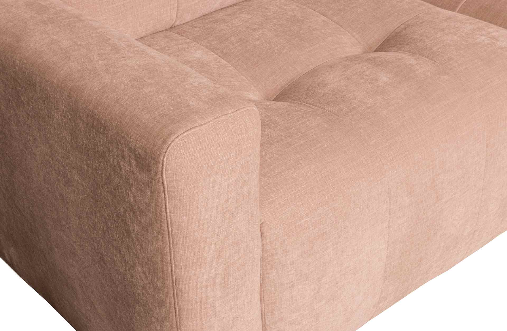 Die Chaise Lounge Bar überzeugt mit ihrem modernen Design. Gefertigt wurde sie aus gewebten Stoff, welcher einen rosa Farbton besitzen. Das Gestell ist aus Kunststoff und hat eine schwarze Farbe. Die Lounge hat eine Breite von 280 cm.
