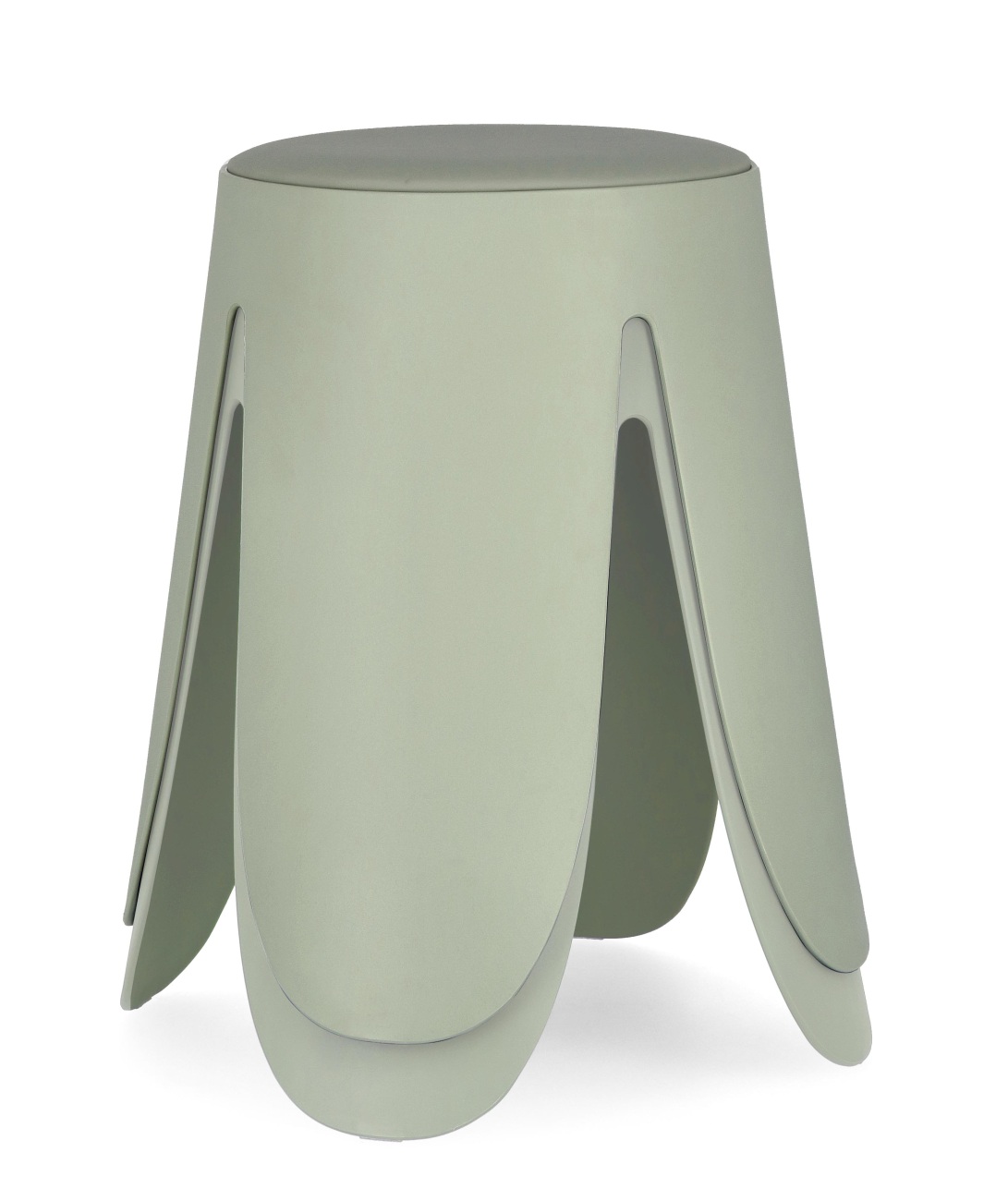 Der Hocker Imogen überzeugt mit seinem modernen Stil. Gefertigt wurde er aus Kunststoff, welcher einen grünen Farbton besitzt. Die Sitzfläche ist aus Kunstleder und hat eine grüne Farbe. Der Hocker besitzt einen Durchmesser von 37 cm.