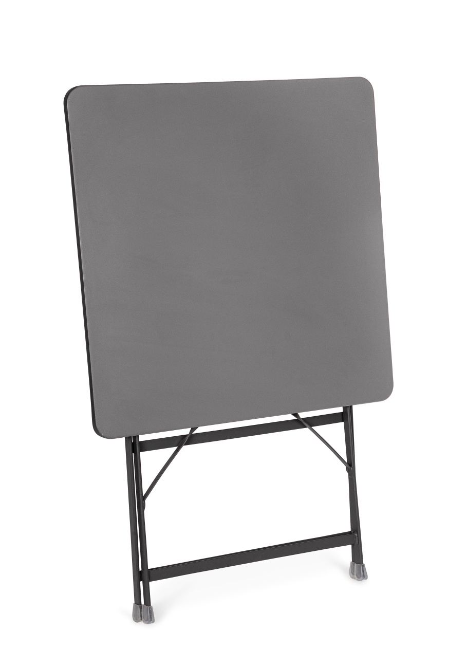 Gartentisch Yasmin aus Metall 60x60 cm, Anthrazit