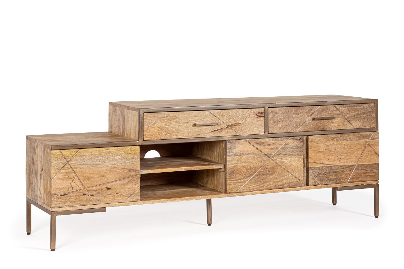 TV-Board Jaidev aus Mangoholz, 175 cm TV-Board Jaidev aus Mangoholz, 175 cm